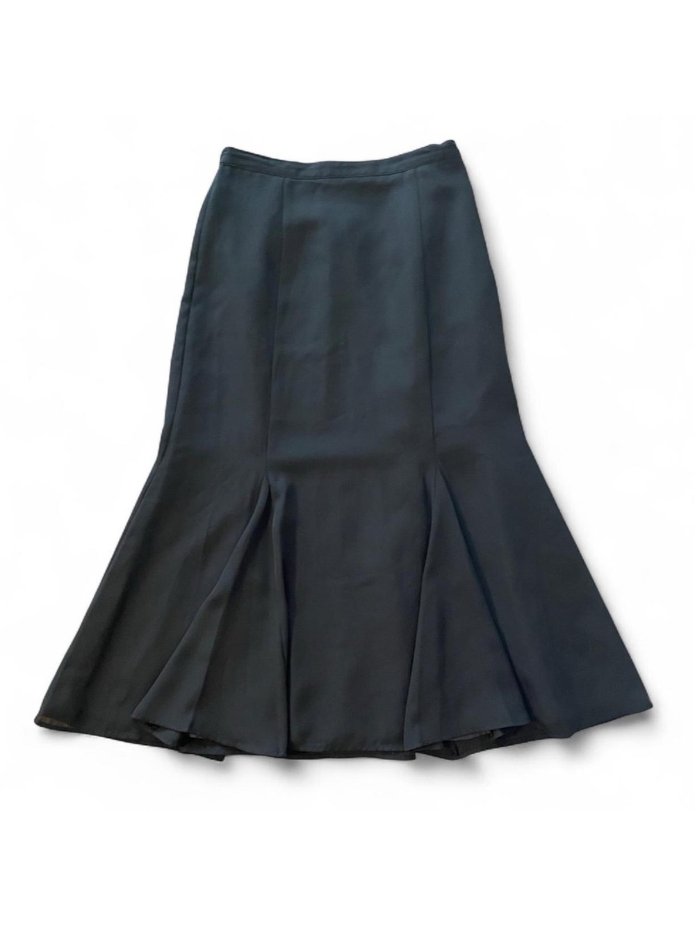 JM Collection Petite Mermaid Midi Skirt in Black